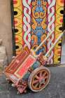 Noto, Sicily. Colorful cart outside of local shop. Art Print